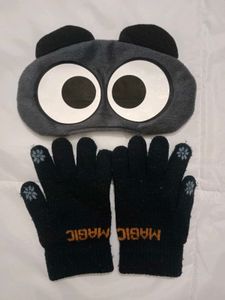 Kids Gloves & Eye Mask Set