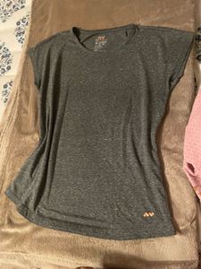Gray Activewear T-Shirt
