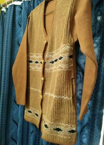 Women Woolen Cardigan.