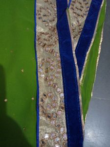 Beautiful Mehindi Colour Sare