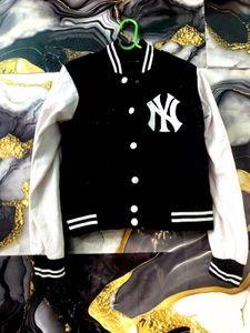 Black And White Bomber For Women