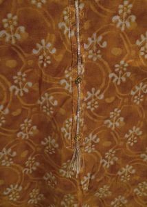 Floral Mustard Yellow Print Kurta