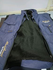 Winter Special Cut Slives Jacket With Dubbel Chain