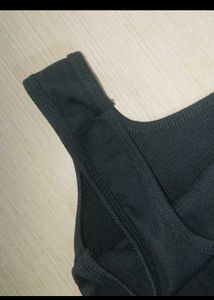 Black Corset Tank Top