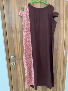 Brown Designer Kurta With Hanging Sleeves