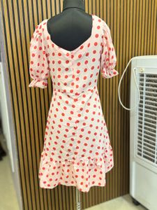 Polka Dot Short Cute Dress
