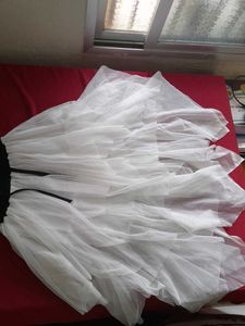 Black &amp; White Tiered Dress