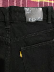 OffDuty wide leg black jeans  . Never worn ❤ .Waist size : 24/26