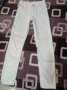 White Slim Fit Jeans