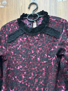 Animal Print Mini Dress