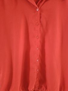 109 F Red Casual/Formal Blouse