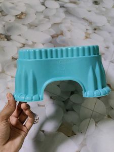 Blue Plastic Stool