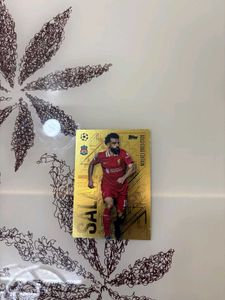 Mohamed Salah Gold Edge Card match attax