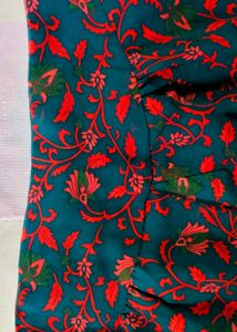 Floral Print Balloon Sleeve Crop Top🌻