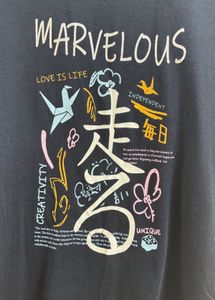 Navy Graphic Tee