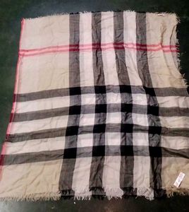 Authentic Burberry Silk/Cashmere Giant Scarf