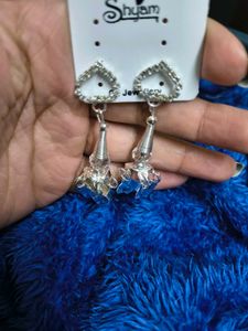 Heart Jhumka Earrings