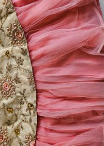Embroidered Tulle Skirt