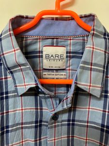 Blue Plaid Shirt