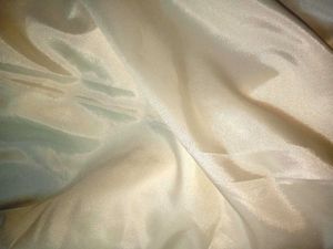 Elegant White Satin Saree
