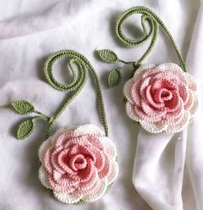 Crochet Rose Purse