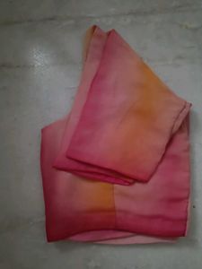 Saree With Blouse Garden Vareli ..