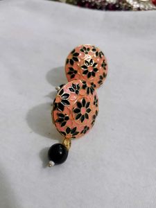 Floral Enamel Earrings