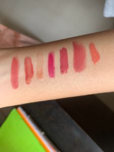 Combo Of 8 Lipsticks And Lip Gloss