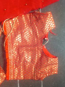 Red Lehenga Choli 1/2 Years Baby Girl