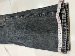 Vintage Acid Wash Cargo Jeans