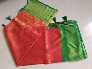 New Silk Saree With Blouse