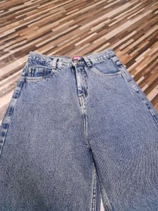 Wide Leg Denim Jeans