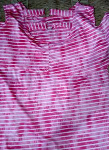 Striped Cold Shoulder Top