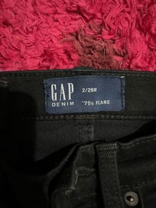 GAP Floral Flare Jeans