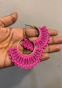 Pink Boho Earrings