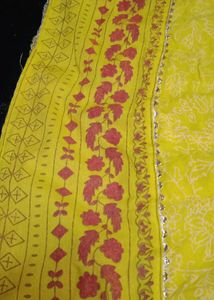 Ethnic Yellow Printed Kurta