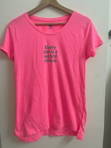 A Vibrant Neon Pink Tshirt