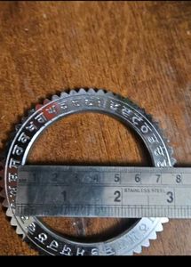 Engraved Silver Bangle