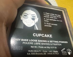 Hudabeauty Cupcake Easy Bake &amp; Setting Powder