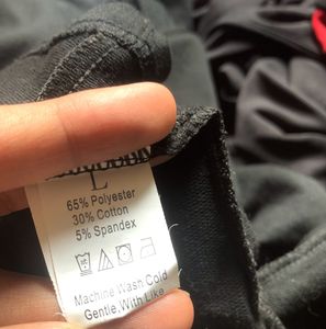 Black Graphic Crop Hoodie