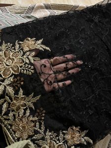 Black Party Wear Saree