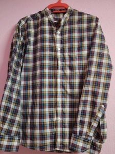 Checked Casual Shirt XL Size