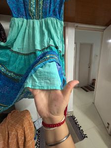 Boho Turquoise Chic kurta Dress