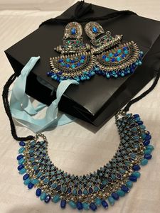 Sky &amp; Navy Blue Beats Jewel Set