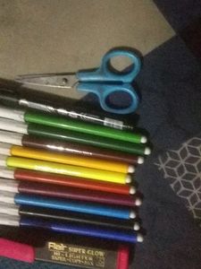 Combo Of Sketch Pen Highlighter And Seaser