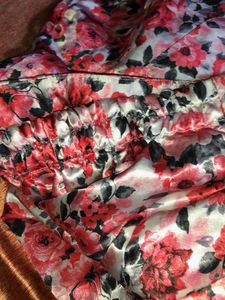 Floral Print Skirt