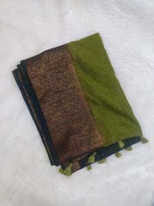 COTTON BLEND SAREE
