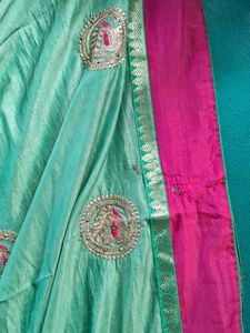 Used Soft Designed Saree