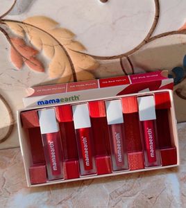 Mama earth 4 Minis Liquid Matte Lipstick 💄