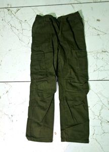Olive Green Cargo Pants Woman